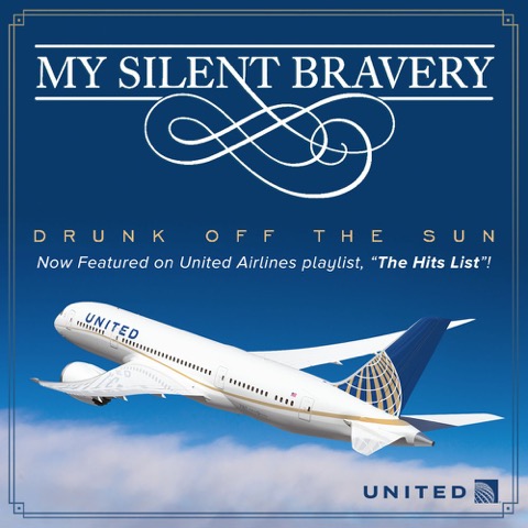 Drunk Off The Sun” makes United Airlines’ “HIT LIST”!